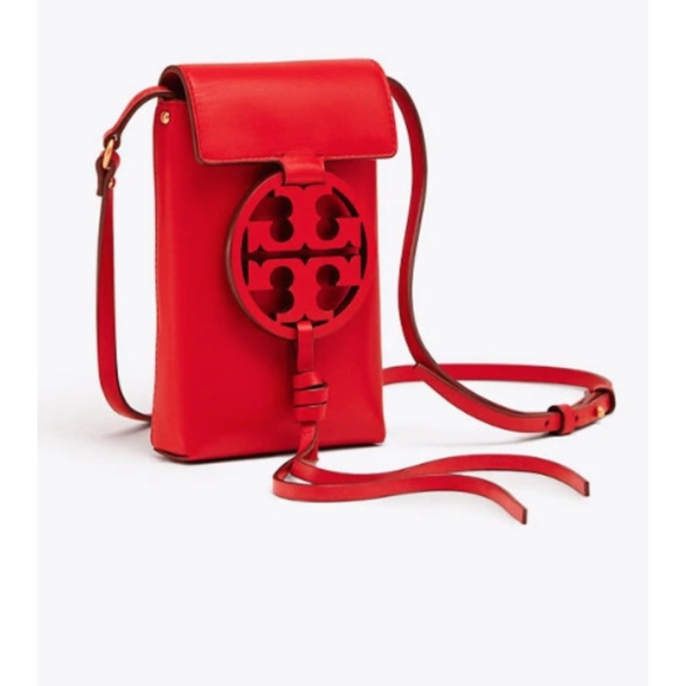 Tory Burch MILLER PHONE CROSS-BODY RED - Sold Out